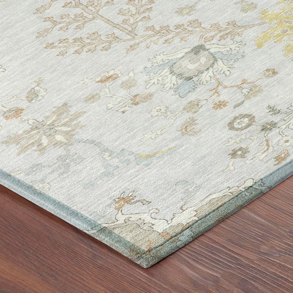 Chantille Machine Washable Indoor/Outdoor Abstract ACN2676 Tin 8 ft. x 10 ft. Area Rug