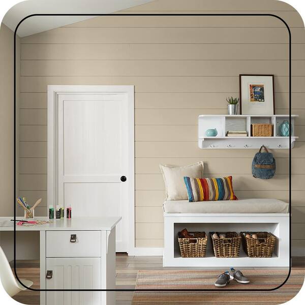 BEHR PREMIUM PLUS 8 oz. #740D-4 Mochachino Satin Enamel