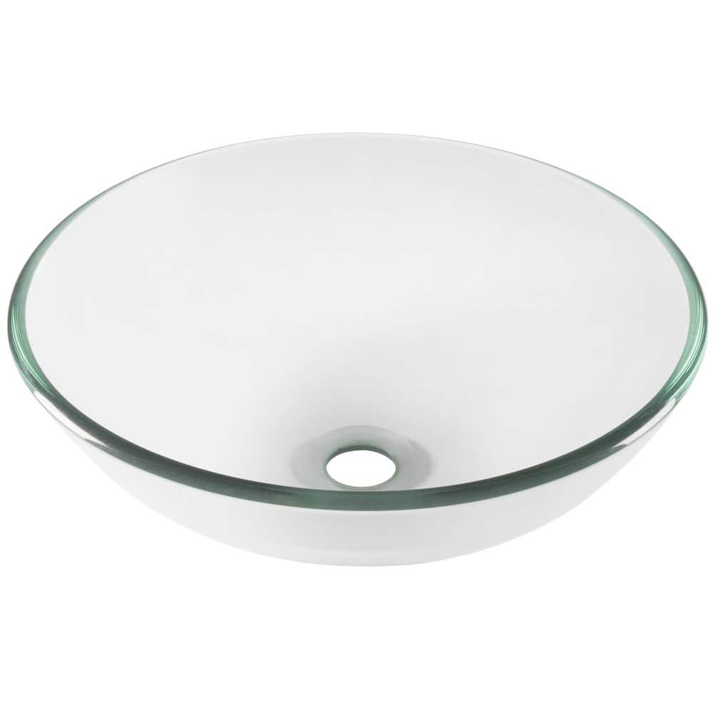 Novatto Bonificare Glass Vessel Sink in Clear