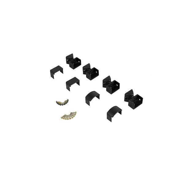 Deckorators Contemporary Cable 2.5-in x 2.5-in x 3-1/2-ft Textured Bronze Deck Corner Post