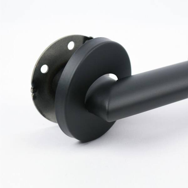 18-inch Designer Oval Shower Grab Bar With Mitered Corners - Satin Finish, ADA Compliant - View #2
