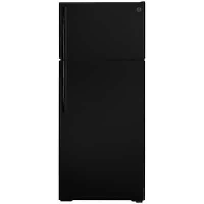 17.5 cu. ft. Top Freezer Refrigerator in Black, ENERGY STAR