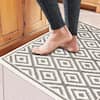 THE SOFIA RUGS Sofihas, Grey/White 31 in. x 31 in. Non-Slip Landing Mat,  Polypropylene w/Rubber Backing, Stair Tread Cover MAT-65B-GR - The Home  Depot