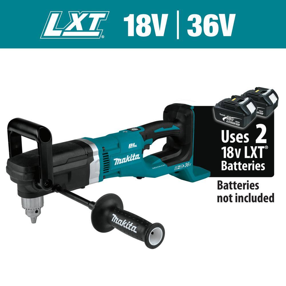 Makita 18V X2 LXT LithiumIon (36V) Brushless Cordless 1/2 in. Right