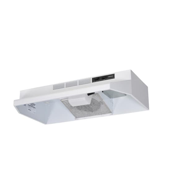 Nutone RL6200 24 in. Ductless Under Cabinet Range Hood with Light in Black