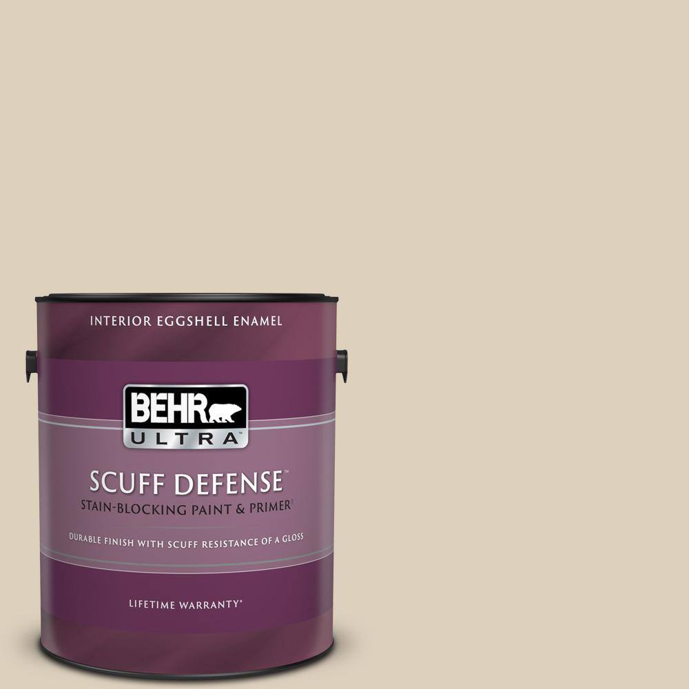 BEHR ULTRA 1 gal. ORW07 Spanish Sand Extra Durable Eggshell Enamel