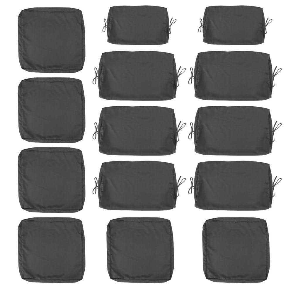 25.6 x 25.6 Replacement Sectional Sofa Cushion Covers, 14 Pack