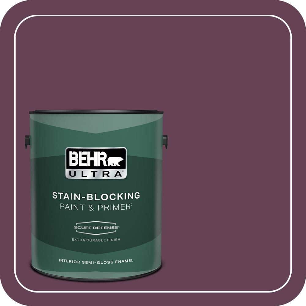 BEHR ULTRA 1 gal. #S-G-690 Delicious Berry Extra Durable Semi-Gloss ...
