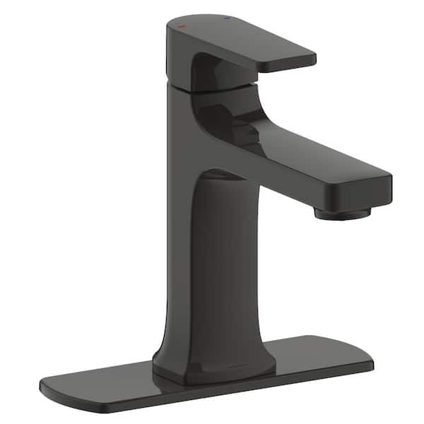 Fontaine by Italia Chatelet Single-Handle 1 or 3 Hole 4 in centerset Bathroom Faucet in Matte Black