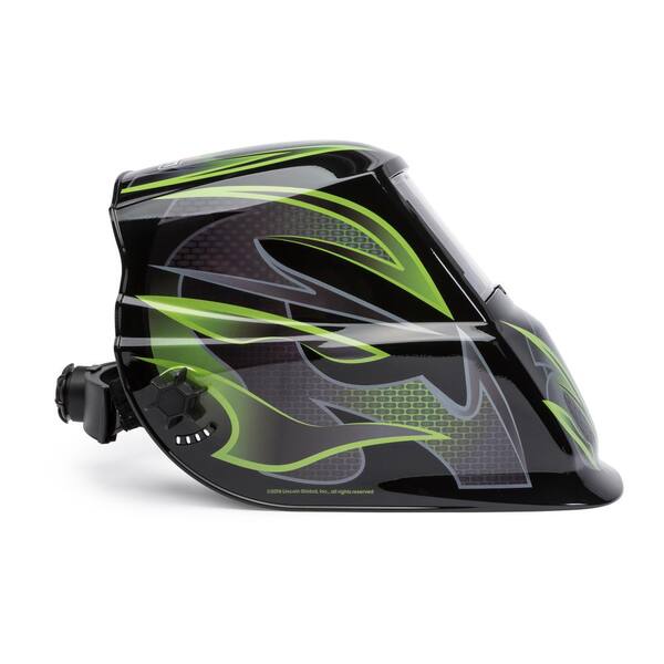 angle grinder motorcycle helmet Lincoln Electric 11 Amp Angle Grinder Helmet Kit with 10 Cut-off Wheels, 10  Flap Discs, Safety Glasses and Welding Gloves K5594-1
