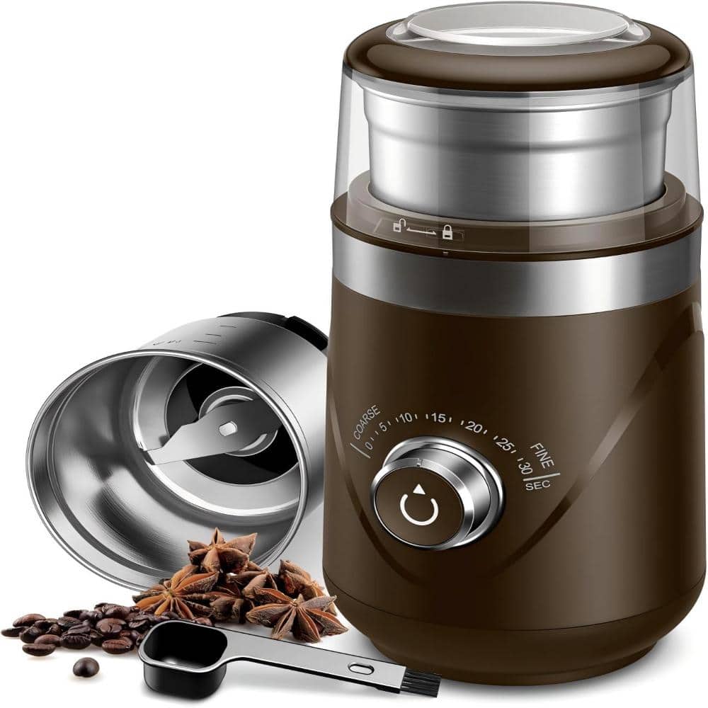 Electric Super Silent Blade Coffee Grinder, for Coffee Beans, Spices & Herbs, Brown price history on PriceWatchPro
