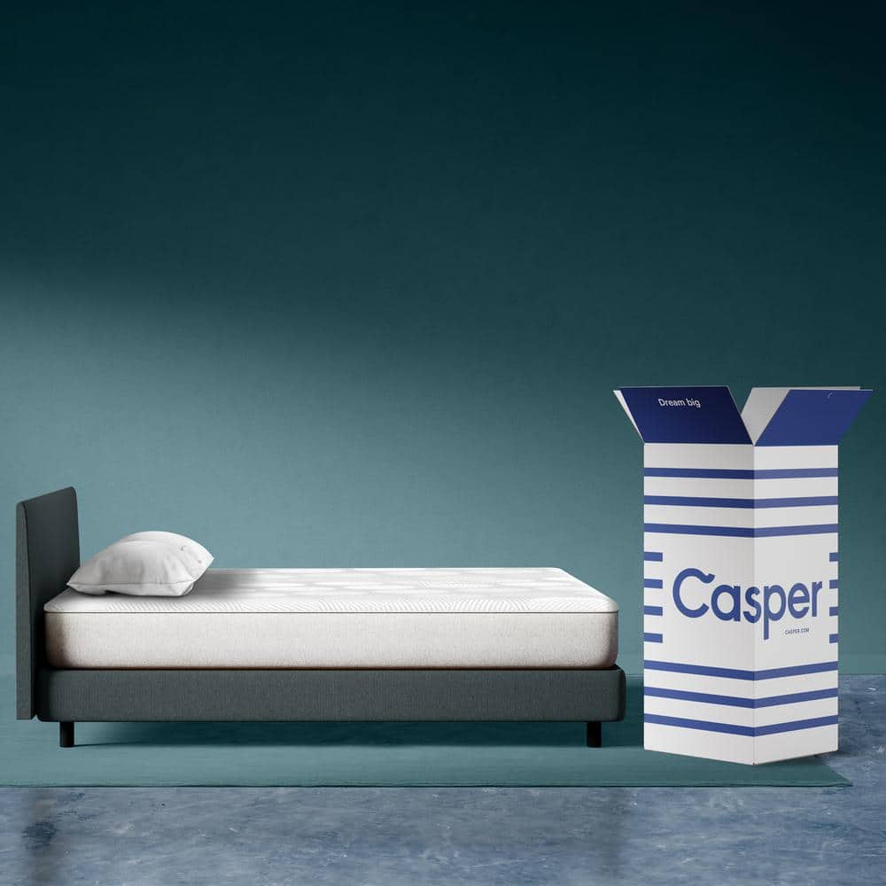 Casper Snow Series Queen Medium Firm Gel Memory Foam 12 in. Mattress