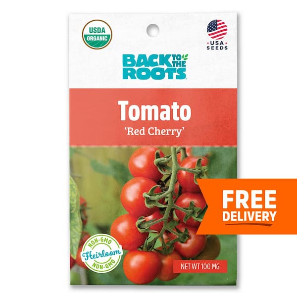 Back to the Roots Organic Red Cherry Tomato Seed (1-Pack)