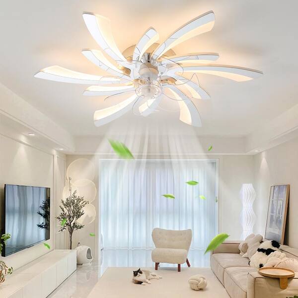 35 Modern Ceiling Fan With Lights Remote App Control Flush