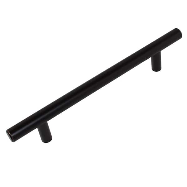 GlideRite 5 in. Center-to-Center Oil Rubbed Bronze Finish Solid Handle Bar Pulls (10-Pack)