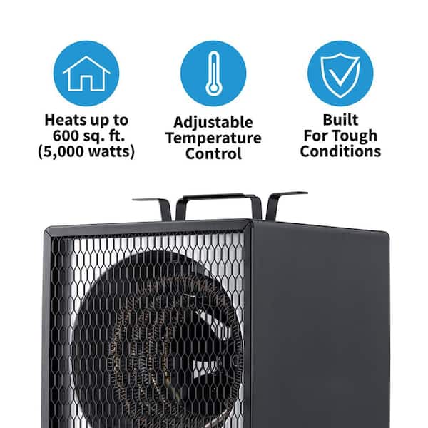 NewAir 19,107 BTU 5600-Watt Electric Garage Heater G56 - The Home Depot