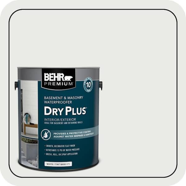 1 gal. White Flat Interior/Exterior Dry Plus Basement & Masonry Waterproofer