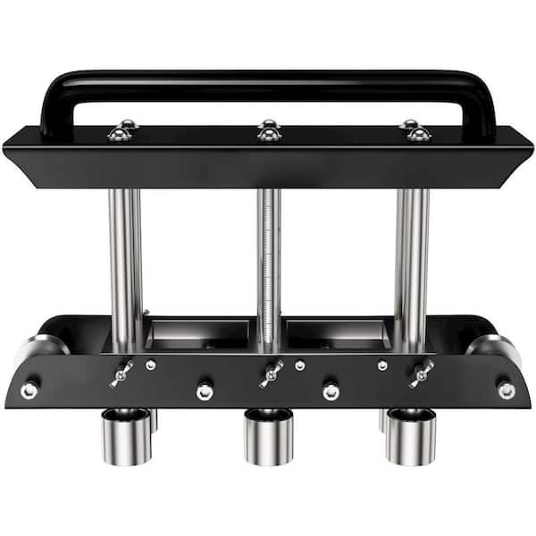 Three-Station Edge Roller, Large Radius, 0-90° Bending Angle Sheet Metal Brake, Adjusts for 0.63-5.7 in. Pipe Bender