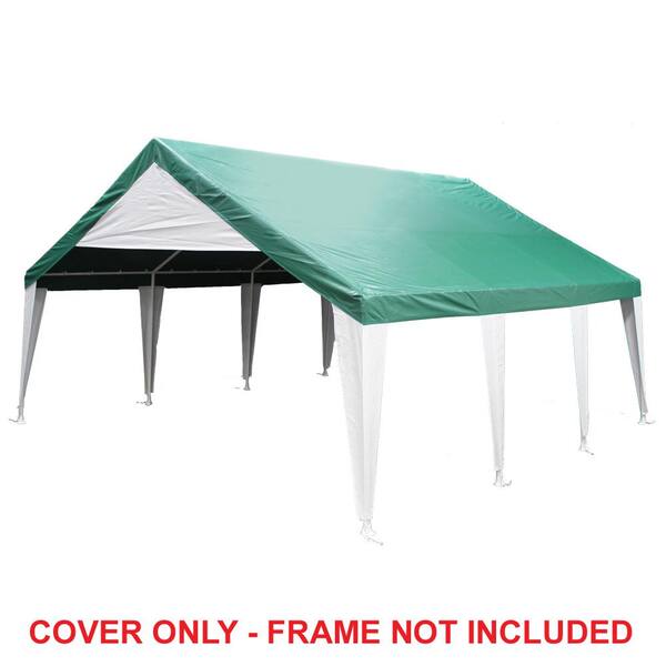 Awnings & Canopies King Canopy 20 Ft x 20 Ft Green/White Event Tent