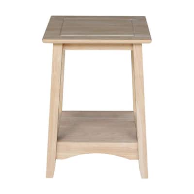 Unfinished End Tables Accent The Home Depot Unfinished End Tables Accent, Small Unfinished Pine Side Table