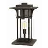 HINKLEY Republic 16.5 in. 1-Light Oil Rubbed Bronze Low Voltage Outdoor  Pier Mount Light 1007OZ-LV - The Home Depot