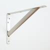 Everbilt 8 in. x 11.25 in. x 1.05 in. Brushed Nickel Heavy Duty Shelf Bracket EH-WSTHDUS-330