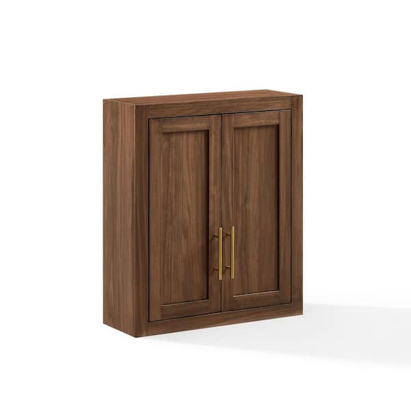 Savannah Walnut 26 in. Accent Cabinet