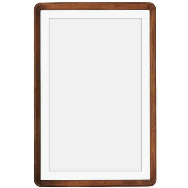 Excello Brands 12 in. x 18 in. Brown Bent Wood Picture Frame