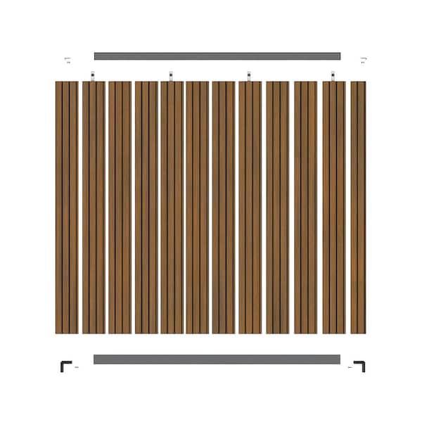 NewTechWood UltraEasy 6 ft. x 6 ft. Peruvian Teak Composite
