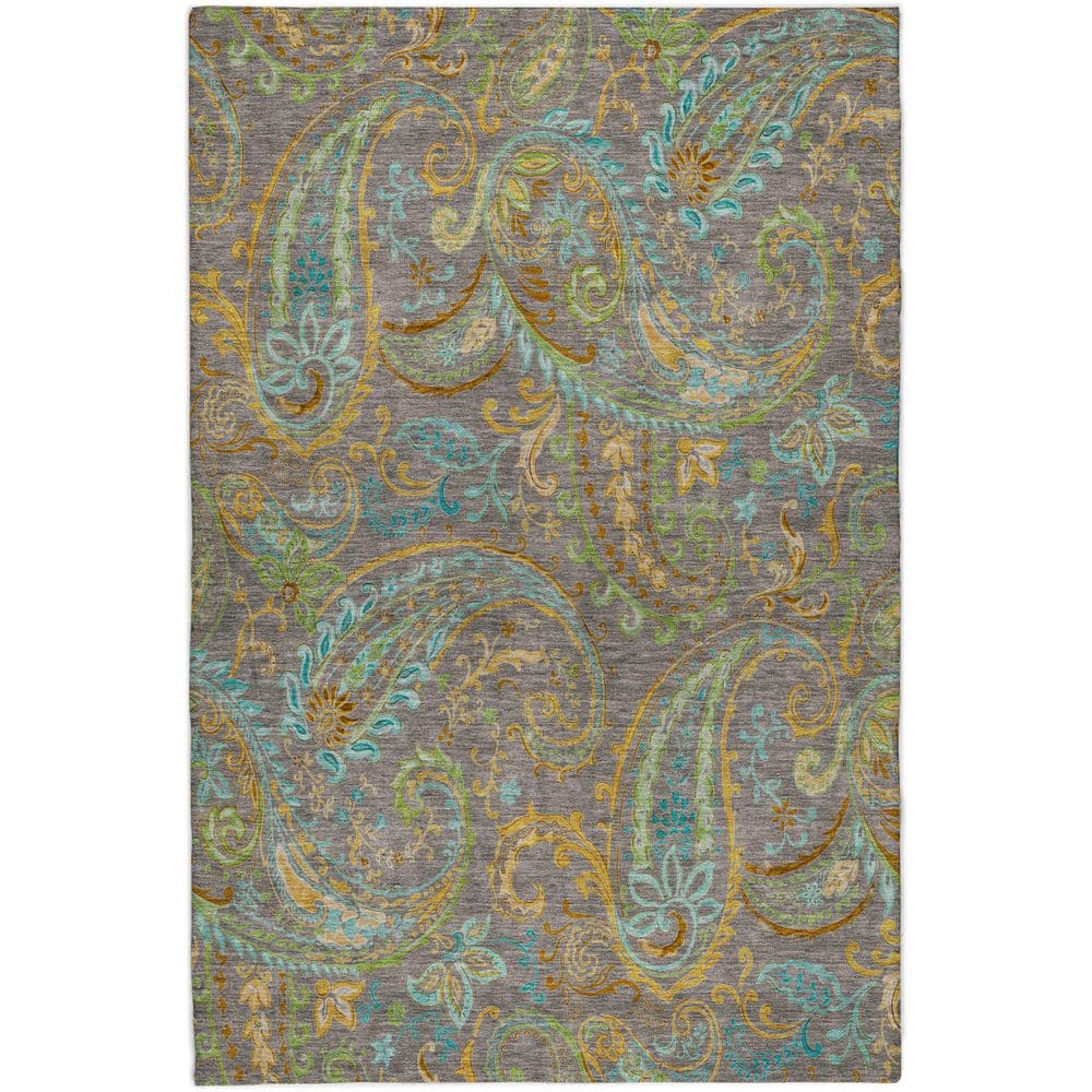 Dream Shag Premium Machine Washable Abstract ADS533 Taupe 8 ft. x 10 ft. Area Rug price history on PriceWatchPro