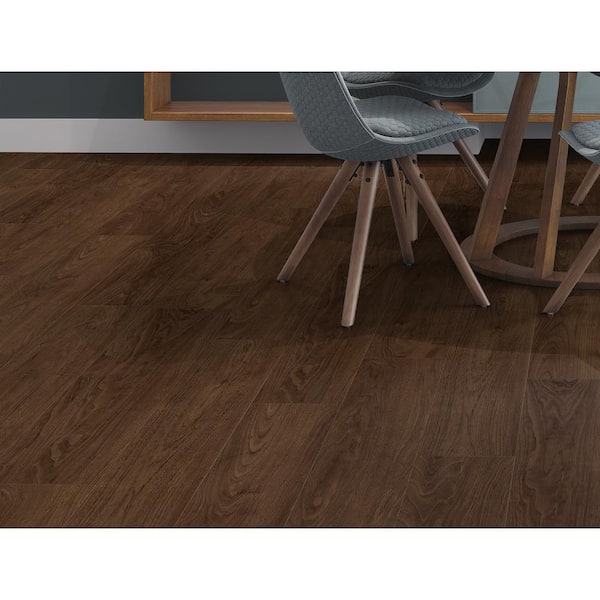 Lifeproof Cypress Creek Walnut 14mm T x 8 in. W Waterproof Laminate Wood Flooring (13.28 sq. ft./case)