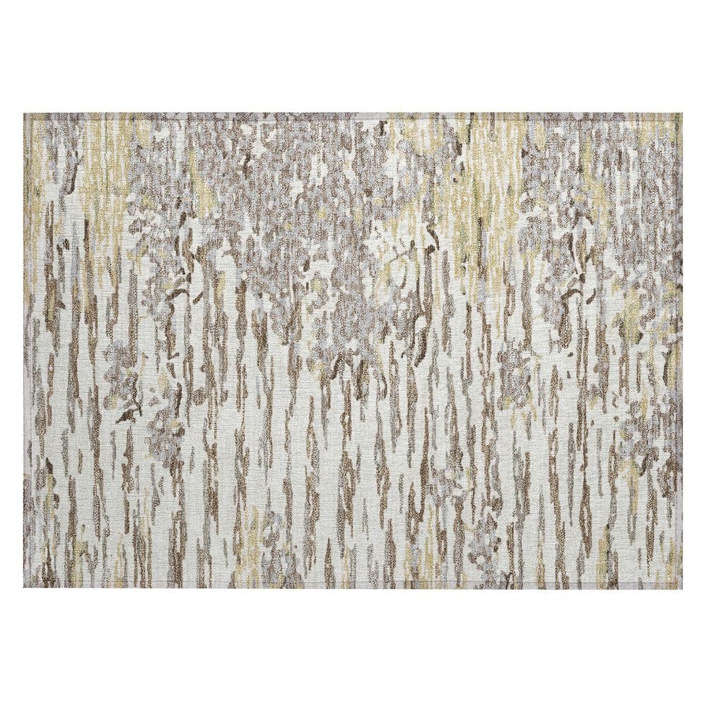 Chantille Machine Washable Indoor/Outdoor Abstract ACN2839 Ivory 3 ft. x 4 ft. Area Rug price history on PriceWatchPro