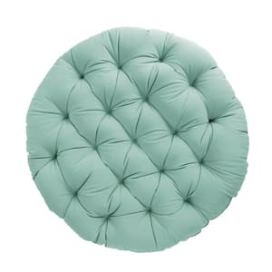 44 in. x 44 in. x 4 in. Indoor Papasan Cushion in Ice Mint