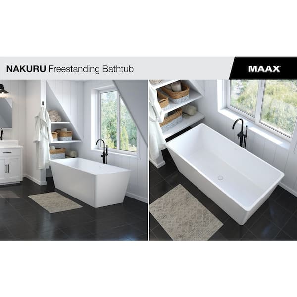 陶板浴（UTH-2K） MAAX Nakuru 67 in. x 31in. Acrylic Non-Whirlpool
