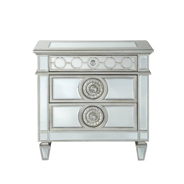 Mirrored nightstands on sale on sale