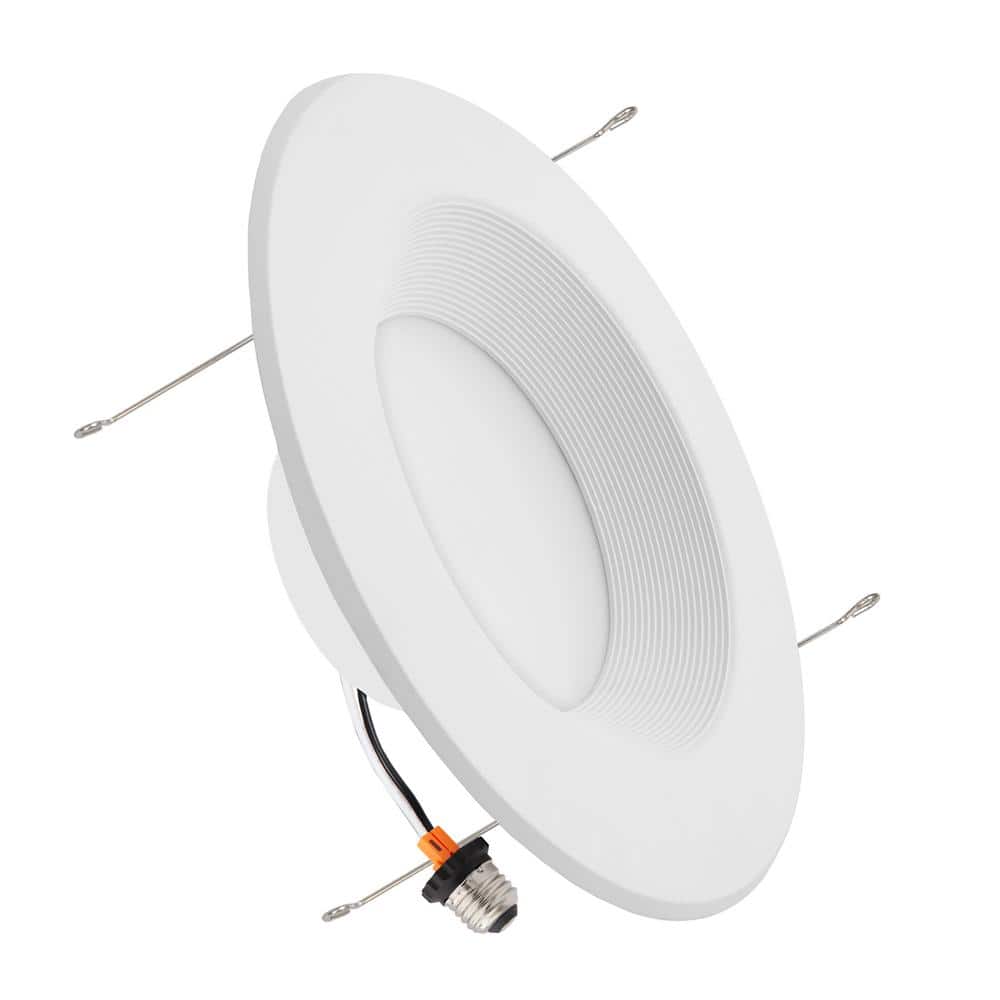 7.35-Inch White Aluminum LED Recessed Downlight
