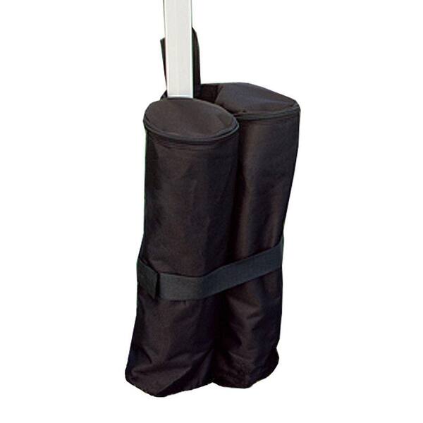 King Canopy King Canopy Weight Bags for Instant Pop Up Canopy, Sand Bags, Leg Weight, 4 Pack, Black, INAWB400