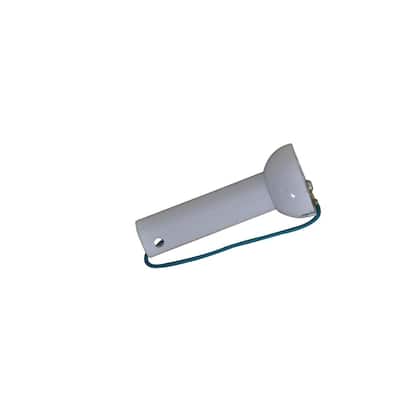 Gazebo 42 in. White Ball/Downrod Assembly