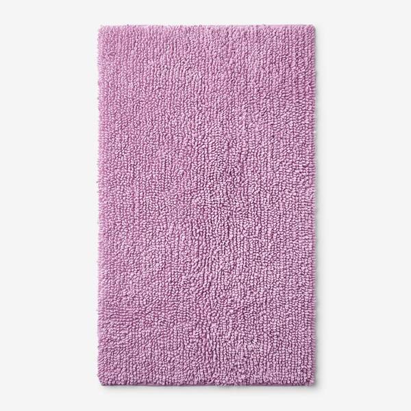 The Company Store Company Cotton Chunky Loop Orchid 24 in. x 40 in. Bath Rug