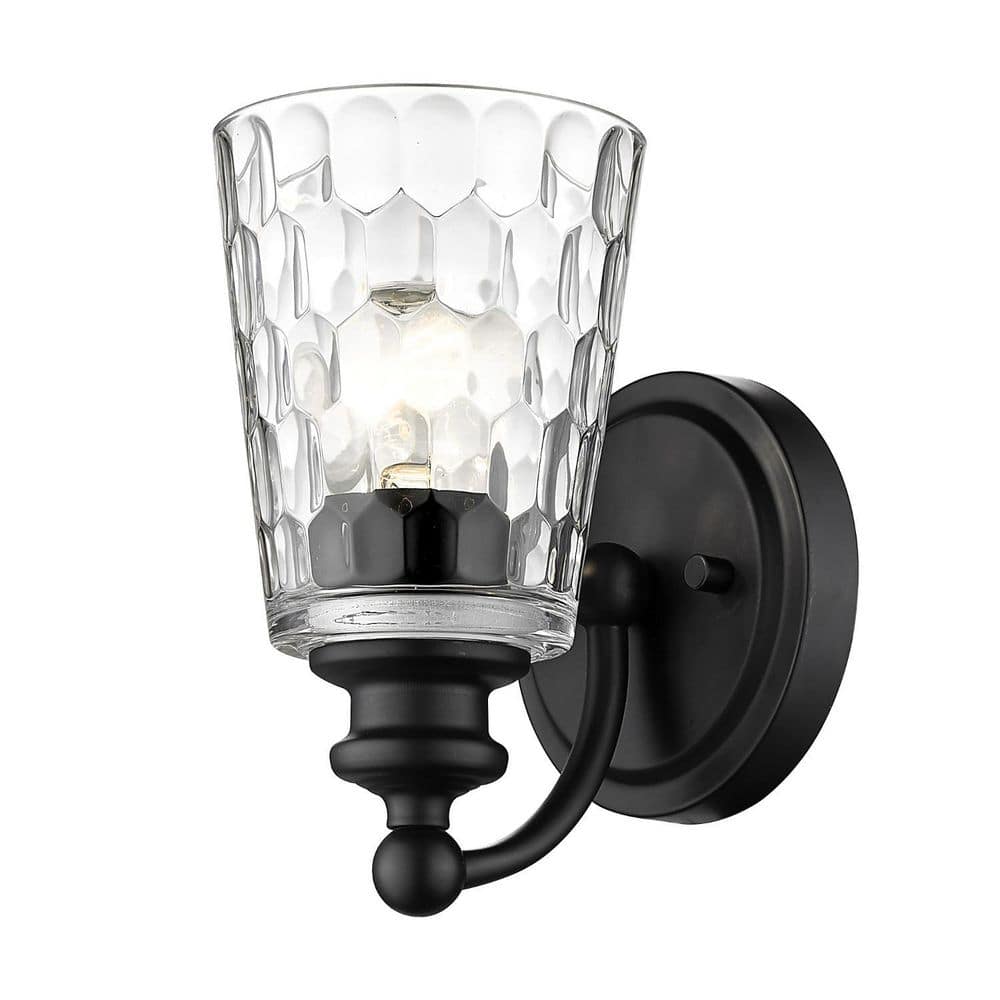 8.5 in. Clear Indoor Hardwired Sconce with No Bulbs Included price history on PriceWatchPro