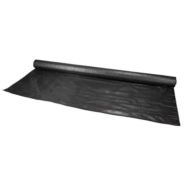 Mutual Industries WF200 6 ft. x 300 ft. Polypropylene Black Woven Stabilization Underlayment