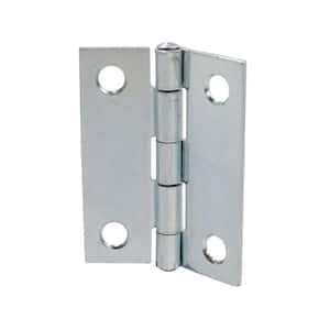 1-1/2 in. Galvanized Non-Removable Pin Narrow Utility Hinge (2-Pack)