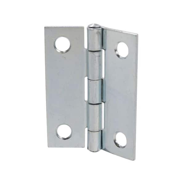 Everbilt 1-1/2 in. Galvanized Non-Removable Pin Narrow Utility Hinge (2-Pack)
