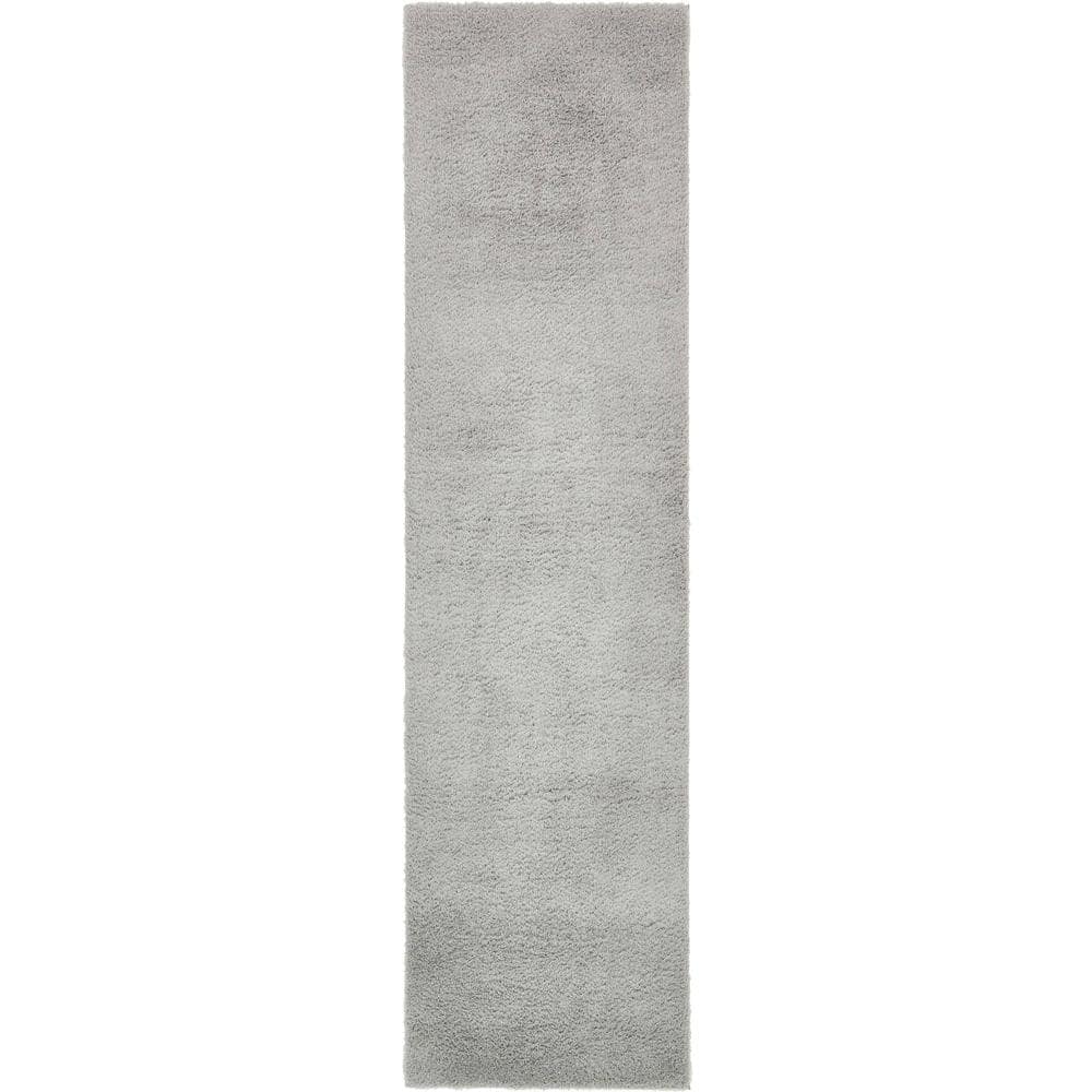 Studio Solid Shag Light Gray 2' 7 x 10' 0 Runner Rug price history on PriceWatchPro