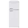 GLR10TWEEFR Galanz Galanz 10.0 Cu Ft Retro Top Mount Refrigerator in  Milkshake White