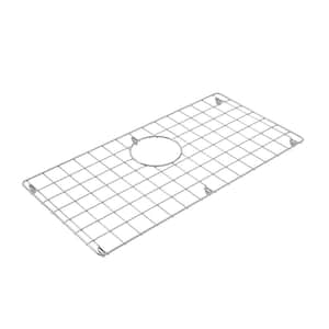 29.25 in. x 14.5 in. Sink Grid for 34 in. Apron Front Fireclay Single Bowl Kitchen Sinks in Stainless Steel