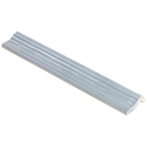 Birmingham Dew 2 in. x 12 in. Ceramic Chair Rail TIle