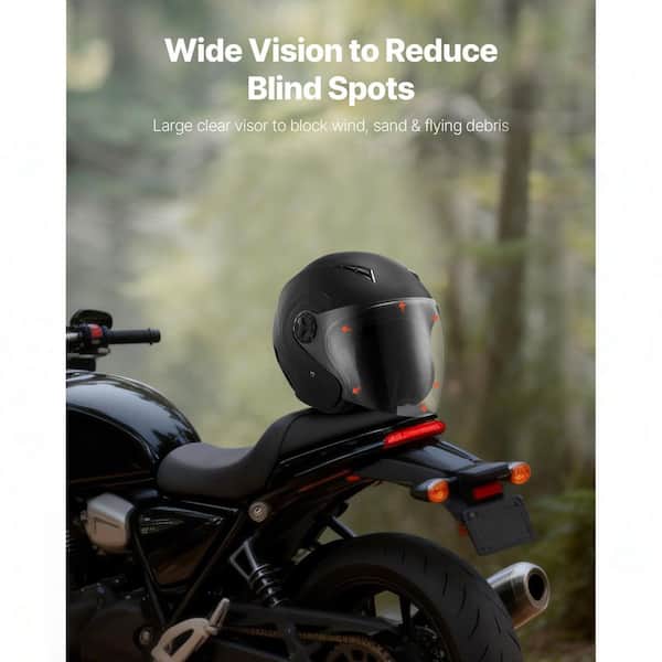 blind spot motorcycle helmets 15m Monitoring System - 24G Millimeter Wave Radar for VEVOR Guarding You on Every Trip.This motorcycle helmet is DOT approved and provides high standard of safety for your riding trips Honda Rumored to Work on