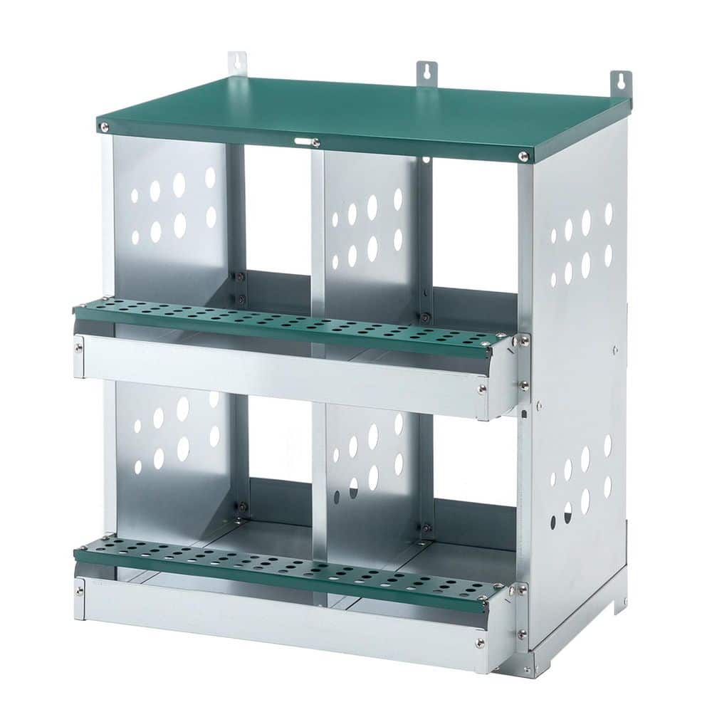 4 Room Metal Chicken Nesting Boxes 4 Compartment Chicken Cage for Incubating Egg price history on PriceWatchPro