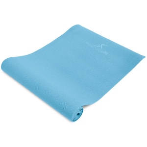 All Purpose Aqua 72 in. L x 24 in. W x 0.25 in. T Original Exercise Yoga Mat with Carrying Straps, Non Slip (12 sq. ft.)